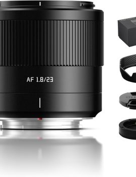 TTArtisan AF 23mm F1.8 ED Lens X Mount, 23mm f/1.8 APS-C Prime Lens for Fuji X-A3 X-A5 X-A7 X-M1 X-M5 X-H1 X-H2S X-T100 X-T20 X-T200 X-T3 X-T30 X-T30II X-T4 X-T5 X-T50 X-Pro3 X-E2S X-E3 X-E4 X-S10